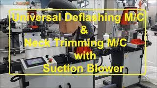 Blow Moulding Bottle Flash Cutting with Neck Trimming Machine