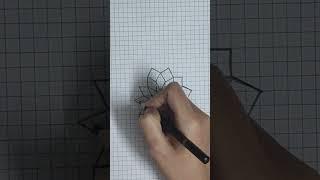 Colorful Geometric Drawing | Easy Grid Art Design#GeometricDrawing#GeoArtStudio#art #shorts