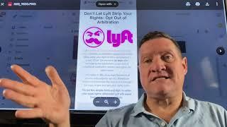 Lyft tries to sneak in legal language once again. ALWAYS REMEMBER TO OPT-OUT of arbitration clause.