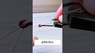 Strongest Fishing Knot? It Holds Up to 200lb! (Hook Tie Method) #reeffun #diy #fishinghook #fishing
