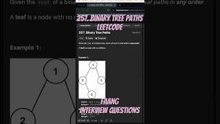 Leetcode 257 - Binary Tree Paths