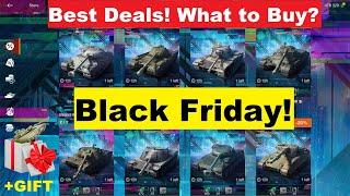 WoT Blitz - Grab your Gift and Best Black Friday Tanks! All info about best offers!