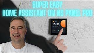 1 minute setup for Home Assistant on NS Panel Pro!