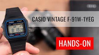 HANDS-ON: Casio Vintage F-91W-1YEG