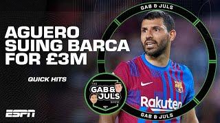 'Does Aguero need £3 million?!' Former Man City striker SUES Barcelona | ESPN FC