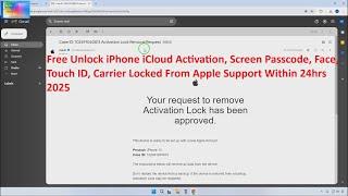 Free Unlock iPhone iCloud Activation, Screen Passcode ,Face ,Touch ID, Carrier Lock From Apple Help