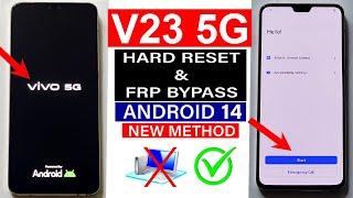 Vivo V23 5G ANDROID 14 : Hard Reset & FRP Bypass (without PC)