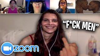 Trolling ANGRY FEMINST On Zoom!