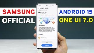 Samsung One Ui 7.0 Android 15 Beta Update Release | For 2 Galaxy Devices