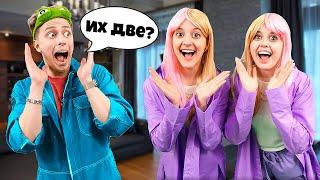 The girls became TWINS Alina and Masha! **the guys are shocked**