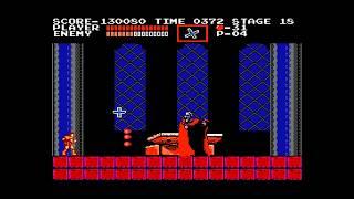 Castlevania NES Dracula fight, easy first form method