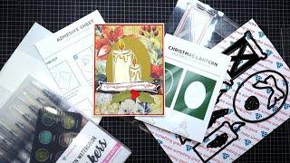 Diamond Press Christmas Lantern Stamps and Dies Set Review Tutorial! A Sweet and Serene Set!