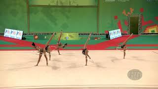 Uzbekistan (UZB) - 2022 Rhythmic Worlds, Sofia (BUL) - Qualifications 5 Hoops