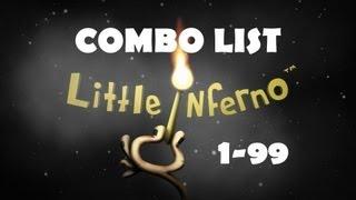 Little Inferno - Complete Combo List / All Stamps