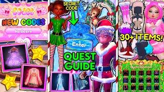 WINTER UPDATE OUT! *ALL CODES* & SECRETS, QUEST GUIDE & 30+ Item Showcase! | Dress to Impress ROBLOX