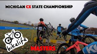 Michigan Cyclocross State Championship 2021 - Cross Hastings Fish Hatchery CX - Full CX Masters Race