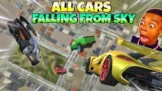 All cars falling from sky||Extreme car driving simulator||