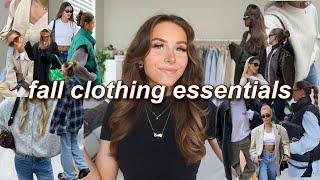 MY FALL WARDROBE ESSENTIALS! | your guide to the perfect FALL wardrobe 2023 (must-haves & basics)