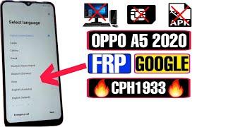 OPPO A5 2020 FRP Bypass Without PC | OPPO A5 2020 Google Account Remove 2023 |