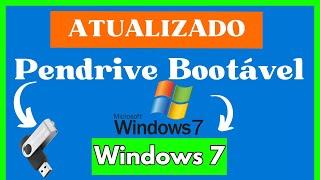 TUTORIAL - COMO FAZER UM PENDRIVE BOOTÁVEL COM WINDOWS 7 ((ATUALIZADO 2024))