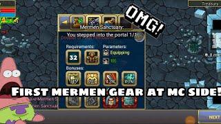 Warspear Online - OMG First mc (Sea-Pearl) to drop mermen gear!