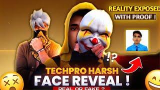 Tech Pro harsh ka face reveal fake hai?|tech pro harsh ko WE  R gamer ne Jail karaya @TechProHarsh