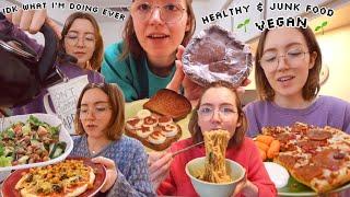 what i've been eating as a "normal" vegan living alone