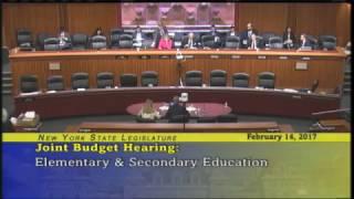 2017 - New York State Joint Legislative Budget Hearing - NYSASBO Testimony