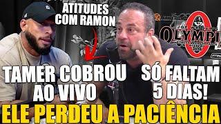 TAMER PERDE A PACIÊNCIA AO VIVO COM RAMON DINO SENDO ABANDONADO POR ALGUNS BRASILEIROS E DESABAFA