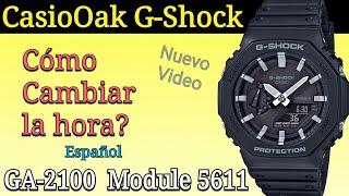 Reloj Casio g-shock GA2100 GM2100 Cómo Configurar La Hora? (Español)