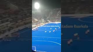 Inside of Birsa Munda Hockey Stadium Rourkela