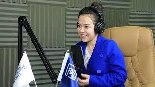 Fergana State University  Media Studio  podcast with foreign students