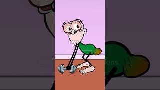 Lift Heavy, Poop Hard!  (Animation Meme) #shorts #funny