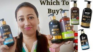 कौनसा शैंपू ले और क्यु ? WOW SKIN SCIENCE - APPLE CIDER VINEGAR, CHARCOAL & HARD WATER DEFENCE ?