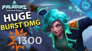 MAEVE DOUBLE BURST DAMAGE BUILD! AND 60% DMG REDUCTION?! Street Justice Maeve (Paladins Gameplay)