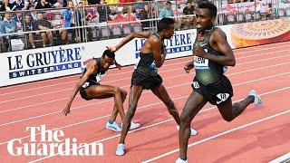 Shorts-pulling incident mars men's 5,000m at Diamond League