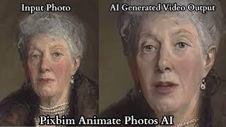 Talking Portraits using Pixbim Animate Photos AI [Lip Sync Animation]