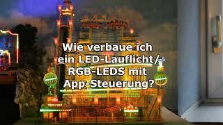 Wie verbaue ich ein LED-Lauflicht/RGB-LEDs mit App-Steuerung?