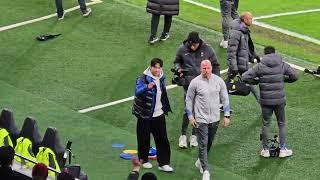 YANG MIN-HYEOK 양민혁: The South Korean Star at the Tottenham Hotspur Stadium: Spurs v Liverpool