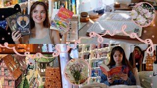 READING VLOG | a new favorite romance, book mail + cozy hobbies