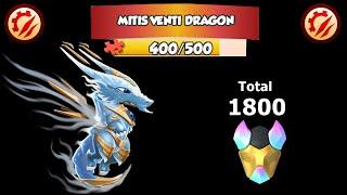 400/500 Mitis Venti Dragon-Dragon Mania Legends | Virtus Rex Tyrant Event | Arena battle | DML