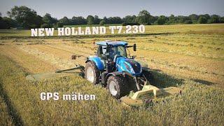 NEW HOLLAND T7.230 // GPS mähen