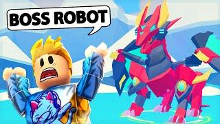 Defeating The Max Level Boss in Roblox Bot Clash