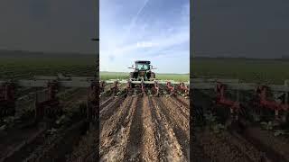 TRACTOR SOFTENS THE SOIL AND MAKES PLANTS GROW