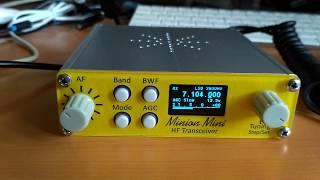 Transceiver direct conversion QRPver Minion Mini DC-3001 user menu