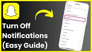 How To Turn Off Snapchat Story Notifications !