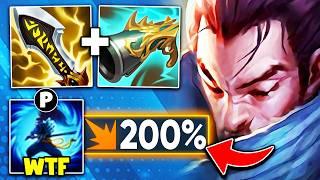 So what happens when Yasuo hits 200% Crit Chance?? Find out in this video...