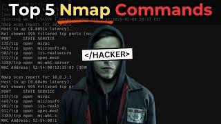 Top 5 Nmap Commands (for HACKERS)