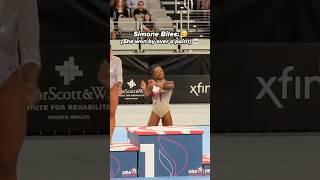 Even her worst days are still dominant #gymnastics #fall #simonebiles #win #vault #sports