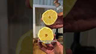 Lemon and Salt Cleaning Solution #lemon #foodwaste #winchesterva #ecofriendlycleaning